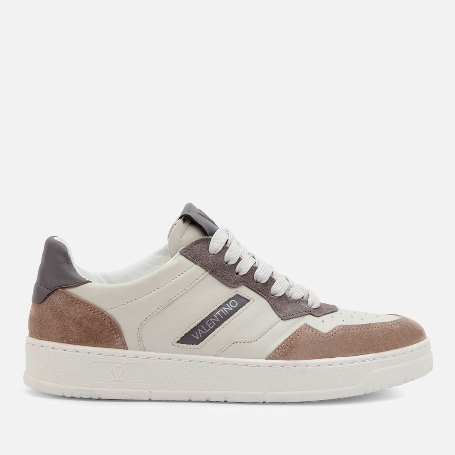 Oblečenie Valentino Men's Suede and Leather Basket Trainers - UK 7.5 Vínová | 95A2501CAM-022, 0