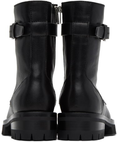 Kabáty Ann Demeulemeester Ann Demeulemeester Cisse Leather Lace-Up Boots Čierna | 2302-W-B05-LT049-099, 1