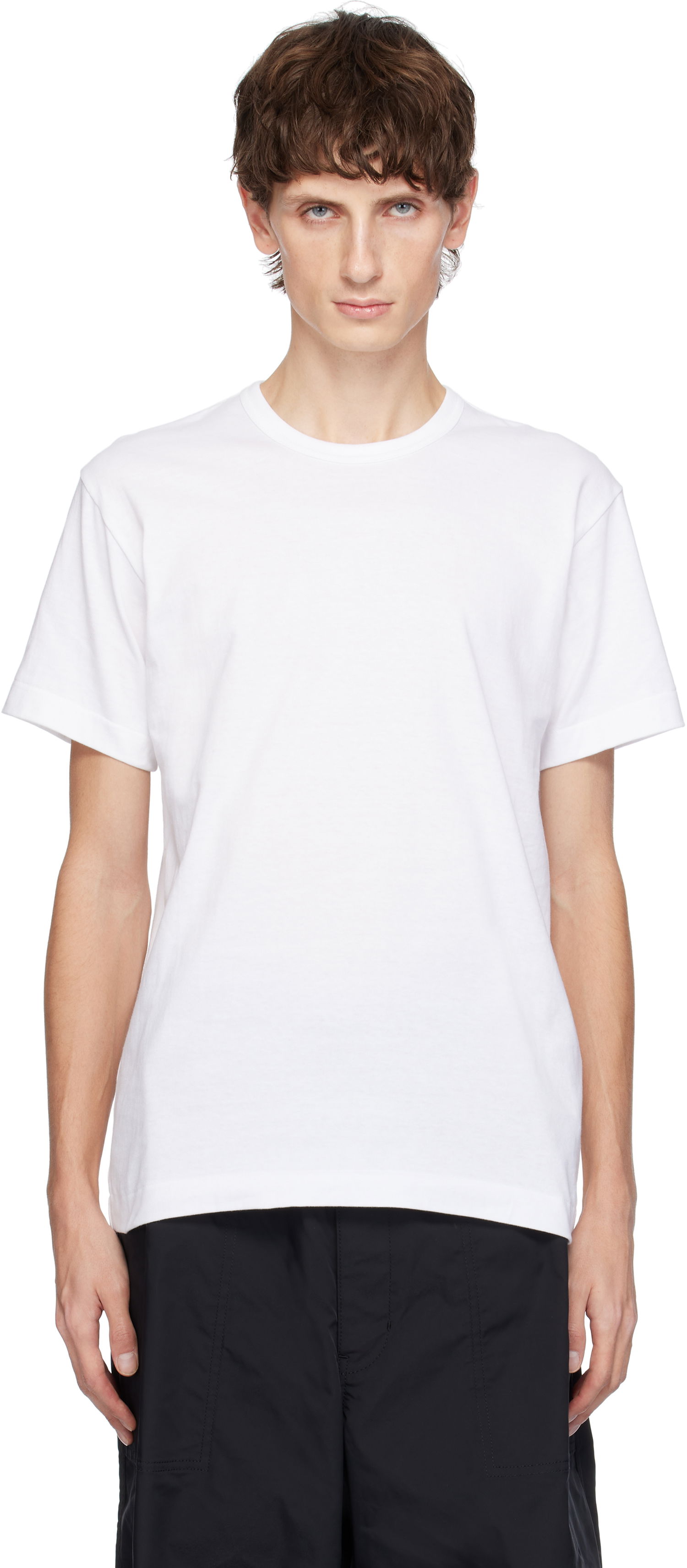 Tričko Comme des Garçons Classic Black Heart Back Print T-Shirt Biela | AX-T341-051, 0