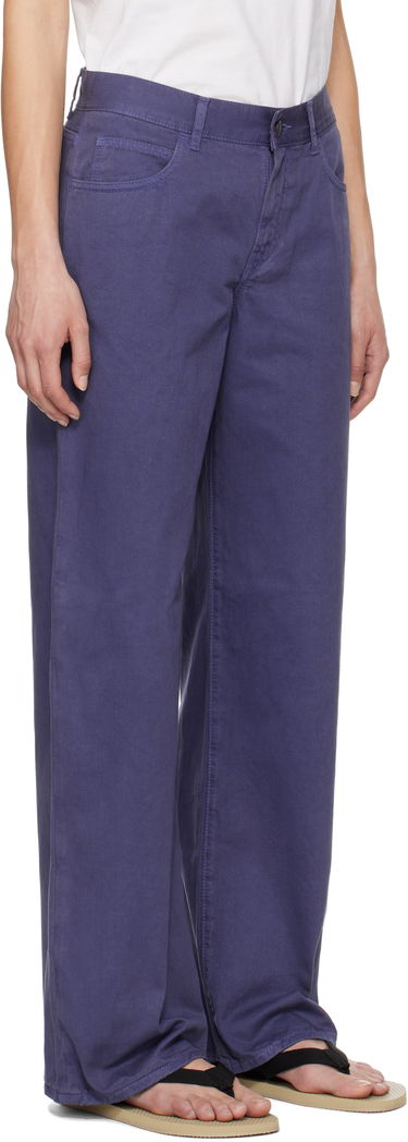 Nohavice The Row The Row Eglitta Wide-Leg Jeans Fialová | 6525-W3723, 1