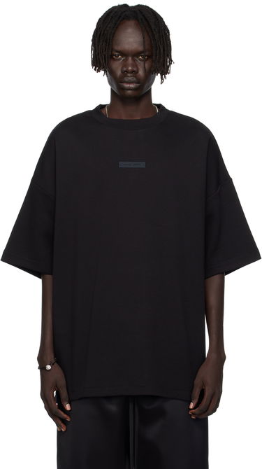 Tričko Fear of God ESSENTIALS 90s Fit Piqué Crewneck T-shirt Čierna | 125SP254410F, 0