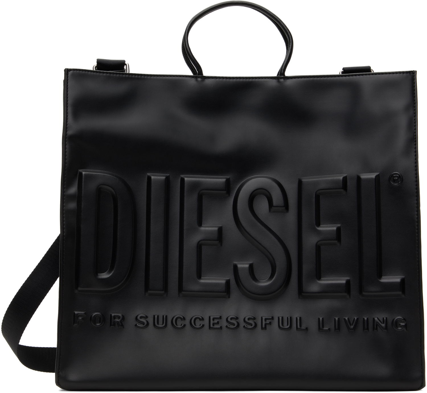 Tote bag Diesel 3D Logo Tote Bag Čierna | X09931 P5184, 0