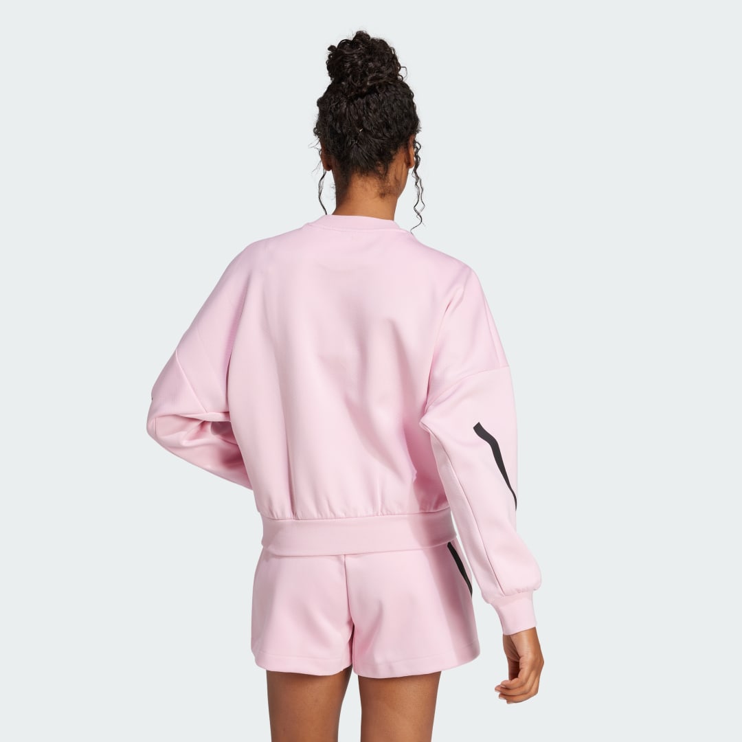 Mikina adidas Performance Z.N.E. Athletic Sweatshirt Ružová | JC5404, 1