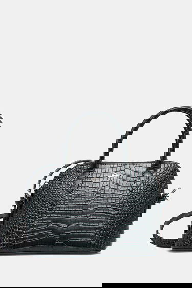 Kabelka Lacoste Lacoste Croc-Effect Dome Satchel Bag Zelené | NF4983KL, 0