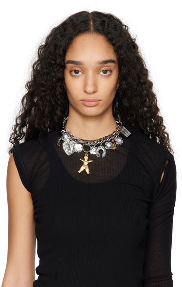 Náhrdelník Chopova Lowena Silver Classic Charm Chain Necklace Metalická | 6518, 3
