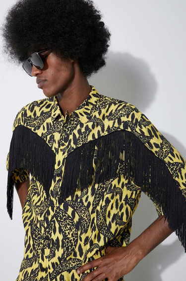 Košeľa Fiorucci Fiorucci Banimalier Print Fringed Shirt Žltá | M01FPTSH054VI01YW02, 4