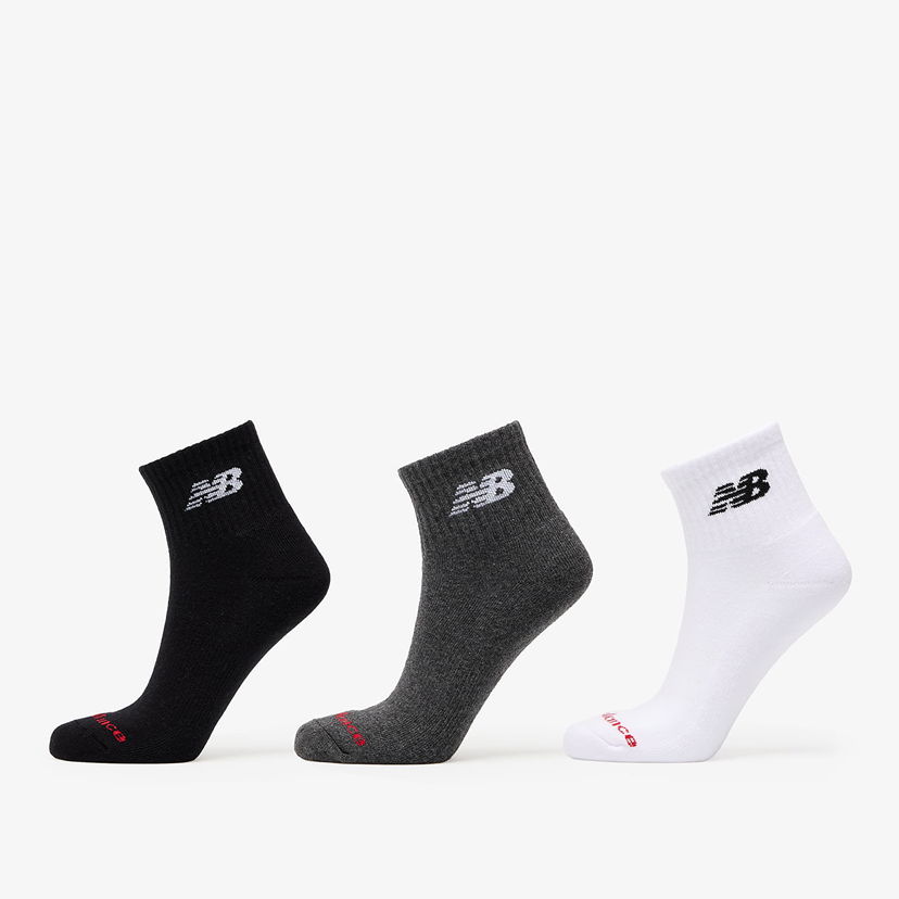 Ponožky New Balance Everyday Ankle Socks 3-Pack Biela | LAS51303WM