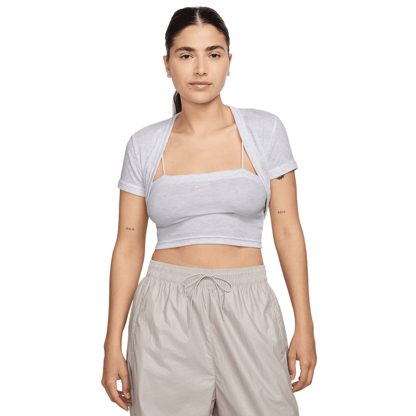 Súprava Nike Sportswear Shrug and Crop Top Set Šedá | HJ1299-051