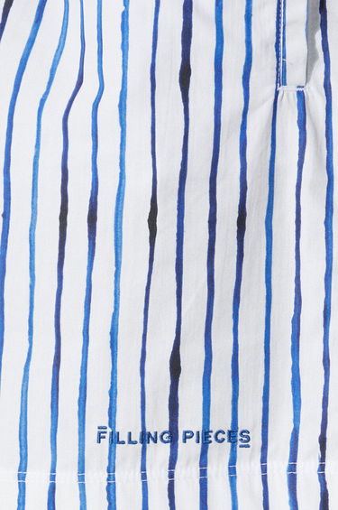Šortky Filling Pieces Filling Pieces Striped Shorts Biela | 88233980630, 5