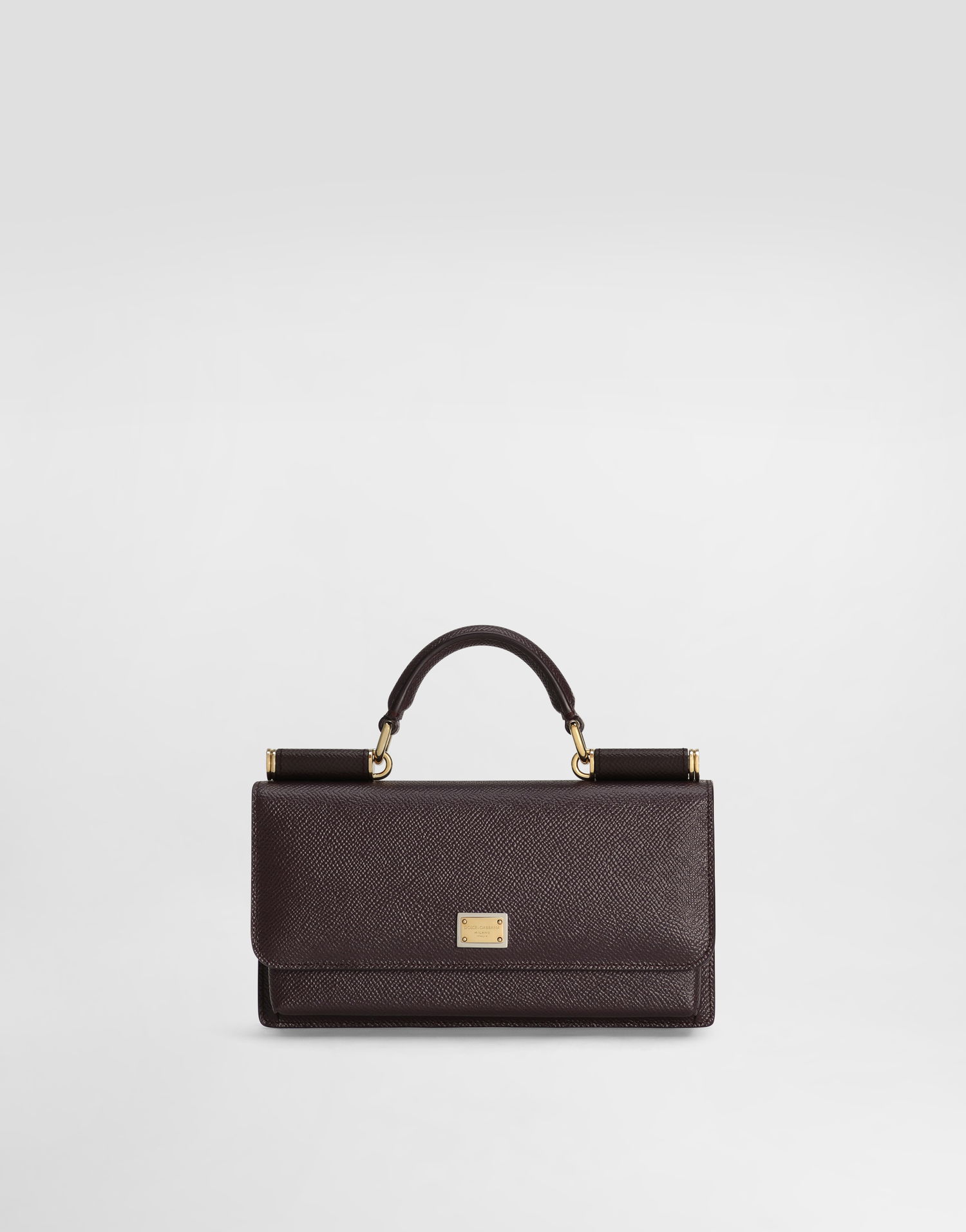 Kabelka Dolce & Gabbana Dolce & Gabbana Mini Dauphine Leather Clutch Vínová | BI3280A10018M073, 0