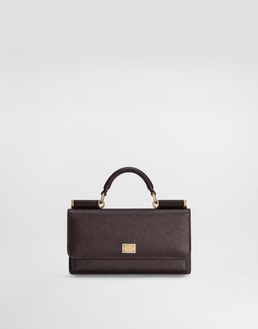 Kabelka Dolce & Gabbana Dolce & Gabbana Mini Dauphine Leather Clutch Vínová | BI3280A10018M073, 0