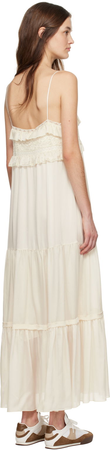 Šaty CHLOÉ Chloé Sleeveless Lace Maxi Dress Béžová | CH25SRO41329, 2