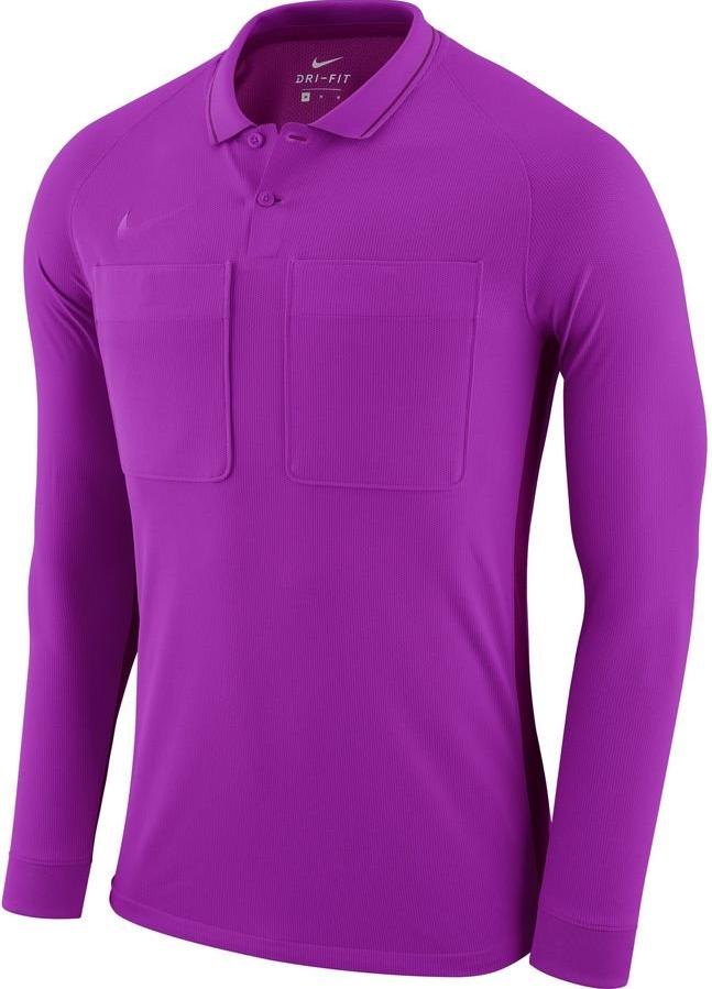 Polo tričko Nike Long-Sleeve Polo Shirt with Two Chest Pockets Fialová | aa0736-551