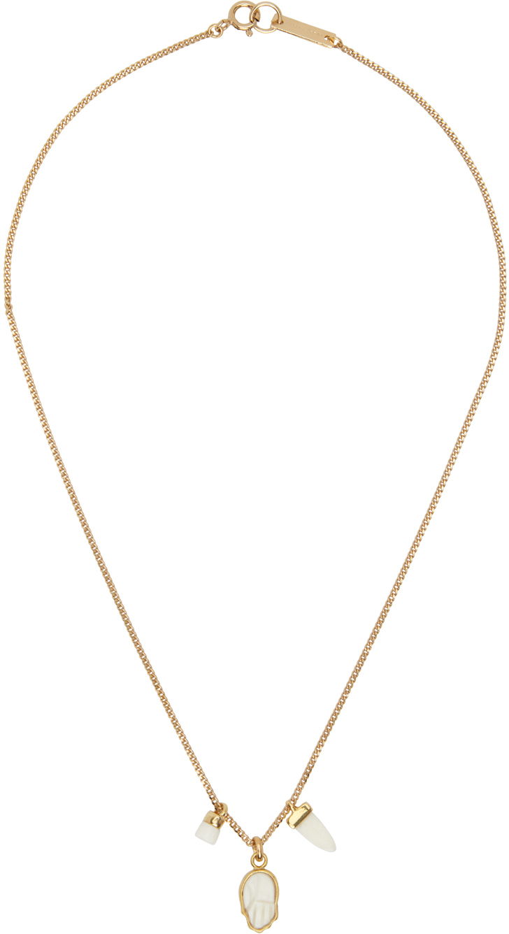 Náhrdelník ISABEL MARANT It's All Right Multi-Charm Necklace Žltá | 22ACO0285-22A023B, 0