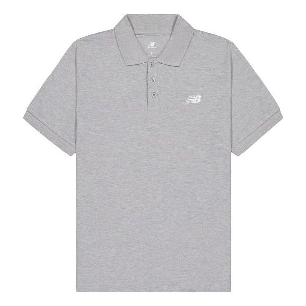 Polo tričko New Balance Sport Essentials Polo Shirt Šedá | MT41503-AG, 0