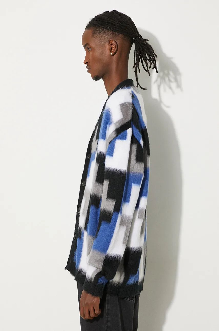 AOP Damier Cross Knit Cardigan