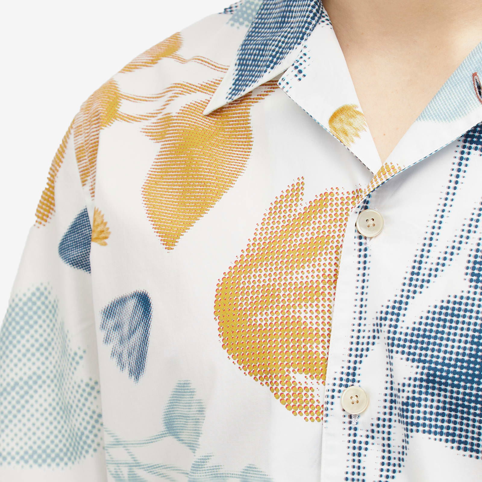 Paul Smith Pixilated Flower Print Shirt