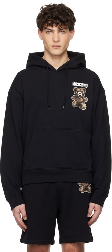 Mikina Moschino Moschino Teddy Bear Hoodie Čierna | 251ZZV170302281555, 0