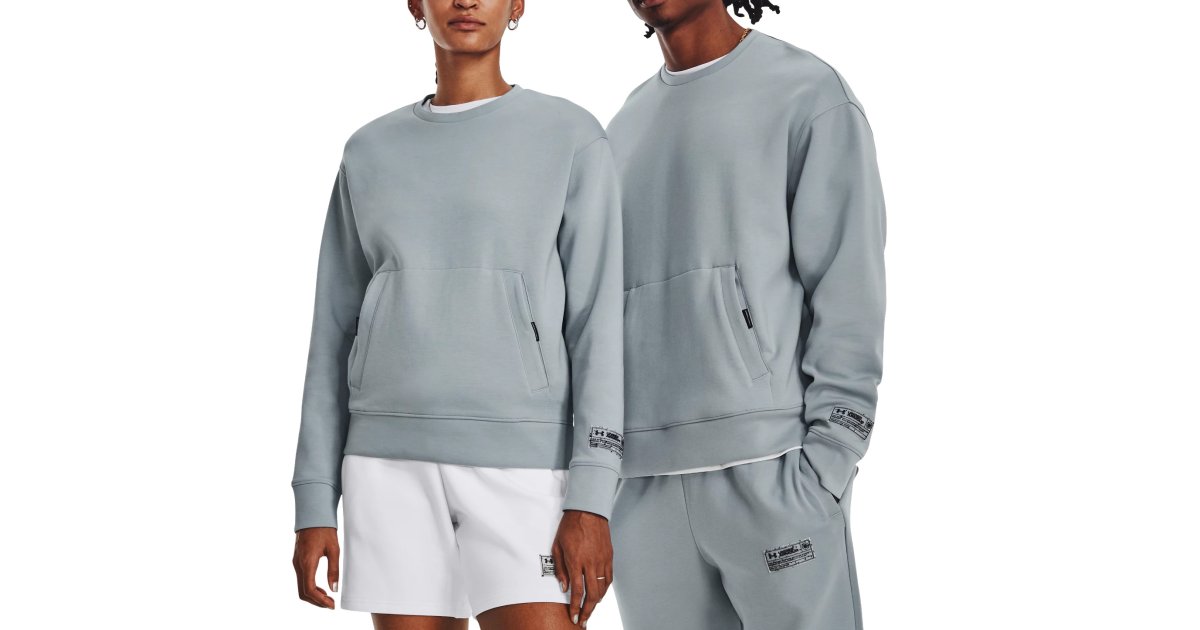 Mikina Under Armour Summit Knit Crew Neck Šedá | 1377172-465, 1
