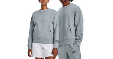 Mikina Under Armour Summit Knit Crew Neck Šedá | 1377172-465, 1