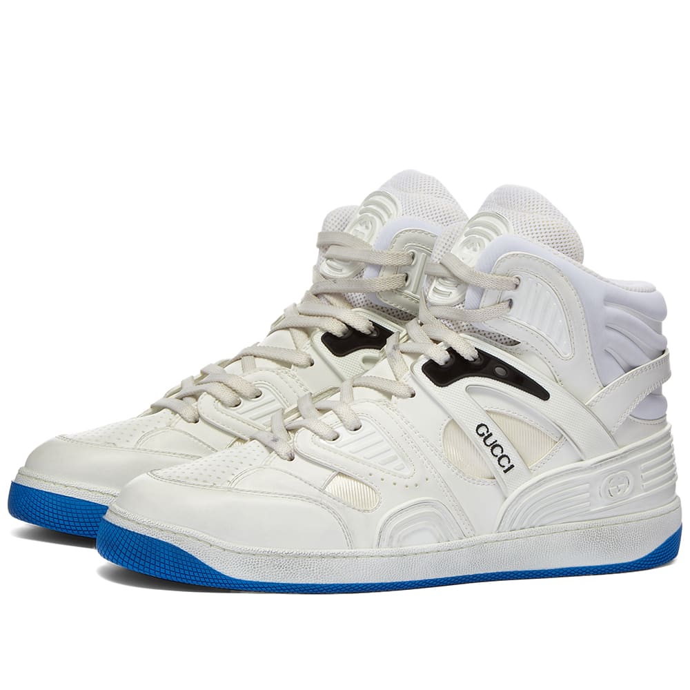 Tenisky a topánky Gucci Basket Sneaker Biela | 661301-2SHA0-9014, 1