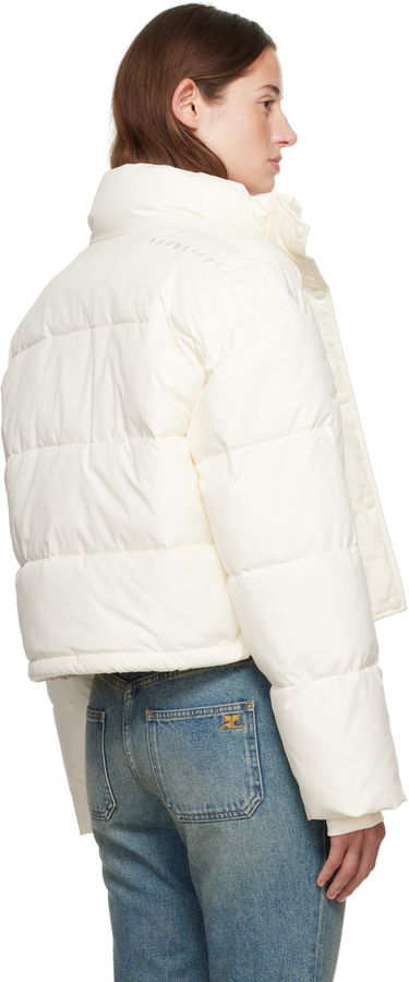 Prešívaná bunda Courrèges Courrèges Cropped Puffer Jacket Biela | 323CMA106PL0112, 2