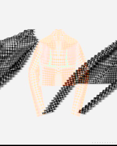 Crop Top Jean Paul Gaultier Re-Edition Dotted Mock Neck Long-Sleeve Cropped Top Rôznofarebný | 26-01-W-TO443-J042P 155060, 2