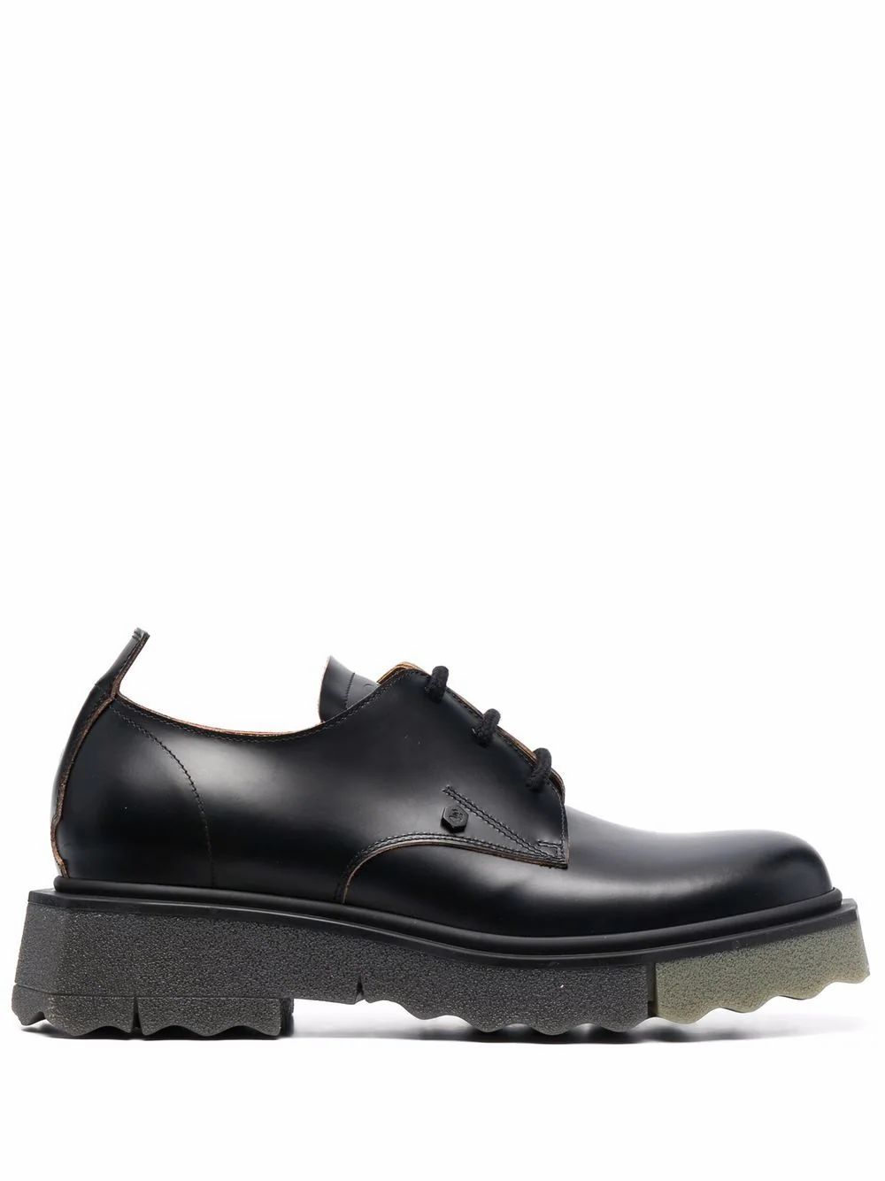 Tenisky a topánky Off-White Leather Lace-Up Shoes Čierna | OMIF013S22LEA0011063, 0