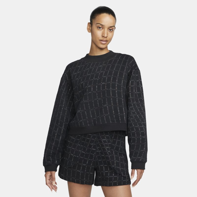 Mikina Nike Yoga Therma-FIT Luxe Crew-neck Sweatshirt Čierna | DV4317-010, 0