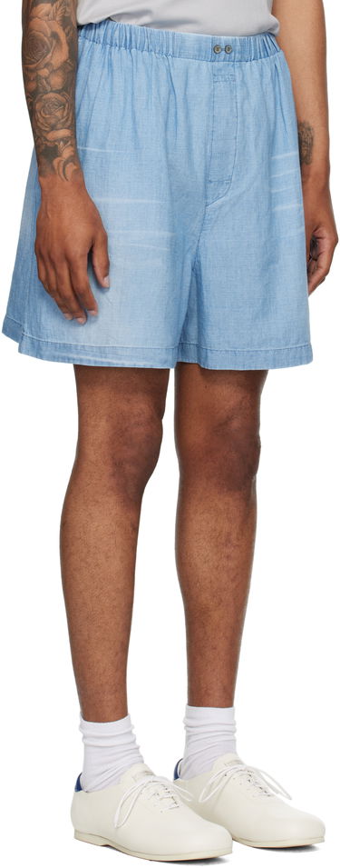 Šortky Acne Studios Acne Studios Stamp Shorts Modrá | BE0183-, 1