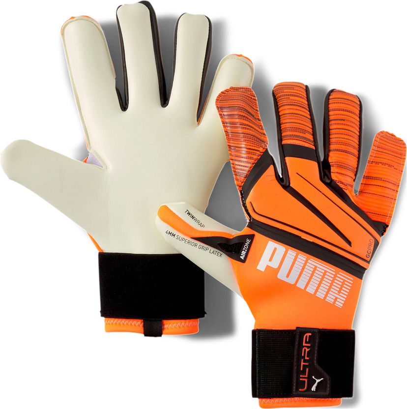 Rukavice Puma ULTRA Grip 1 Hybrid Pro Goalkeeper Gloves Oranžová | 04169601