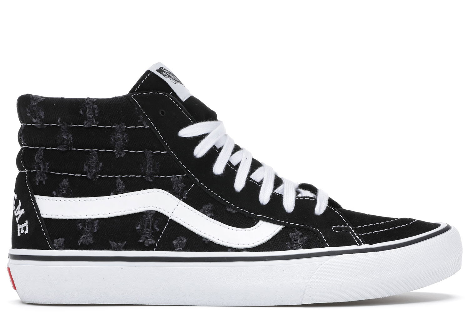 Tenisky a topánky Vans Sk8-Hi Supreme Hole Punch Denim Black Čierna | VN0A38Z32DC, 0