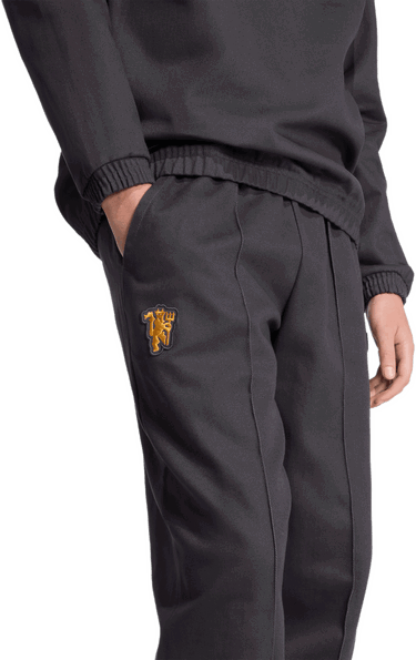 Tepláky adidas Performance Manchester United Terrace Icons Track Pants Šedá | JN2819, 3