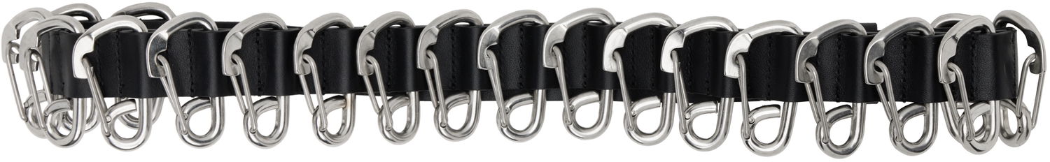 Opasok HELIOT EMIL Aurora Carabiner Belt Čierna | AW25_16_129_BLK01_CO, 0