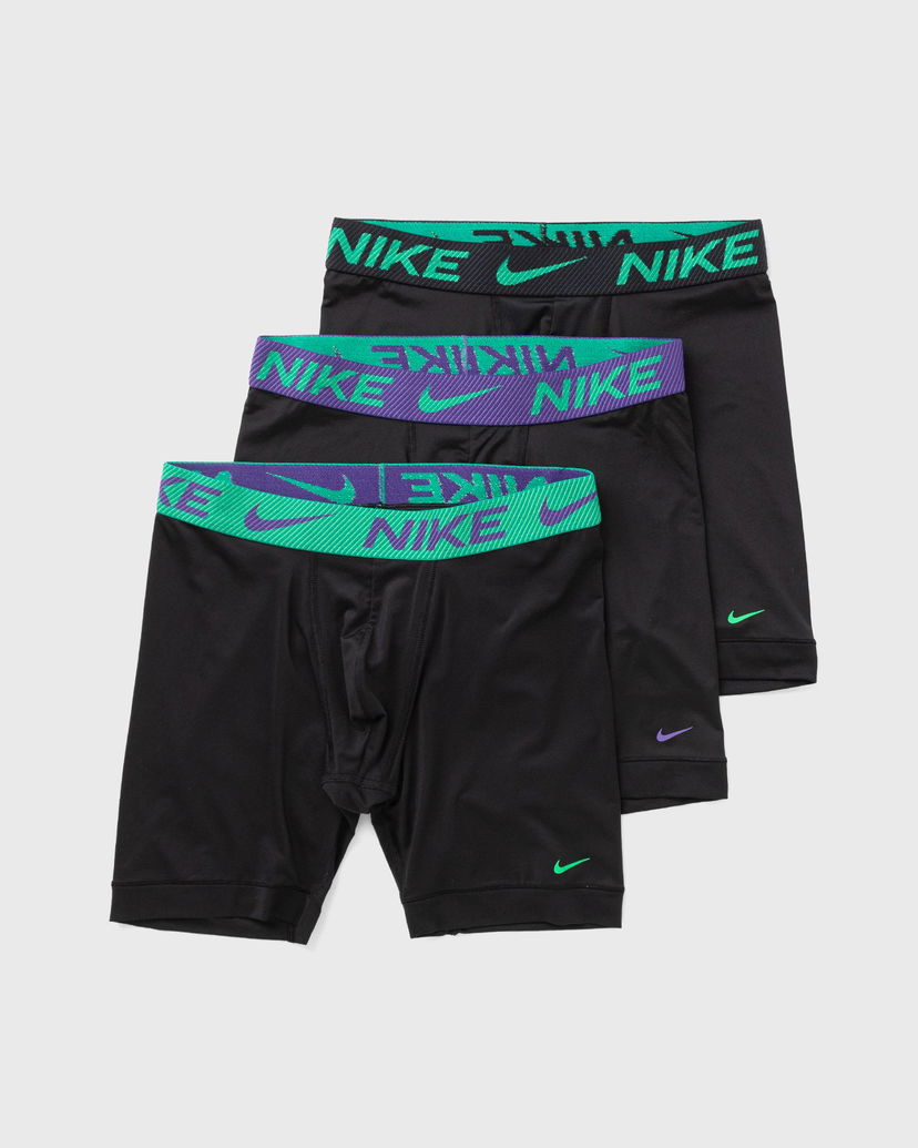 Boxerky Nike Micro Boxer Brief Long 3-Pack Čierna | 0000KE1158U9M