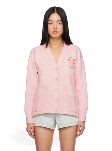 Sveter KENZO Paris Elephant Cardigan Ružová | FD62SW0944ME