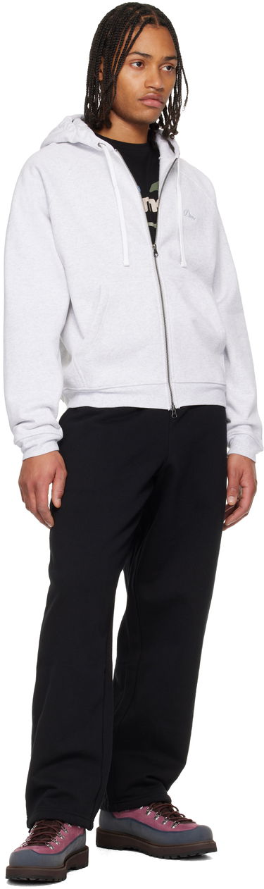 Mikina Dime Cursive Small Logo Zip Hoodie Šedá | DIMEHO2558ASH, 3