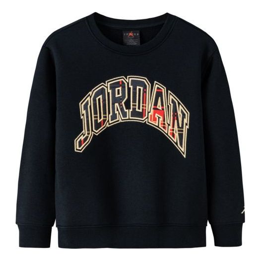 Sveter Jordan Jordan Plaid Crewneck Čierna | JD2242063GS-001
