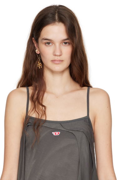 Kľúčenka Ambush AMBUSH Teddy Bear Charm Single Earring Metalická | 12111158, 2