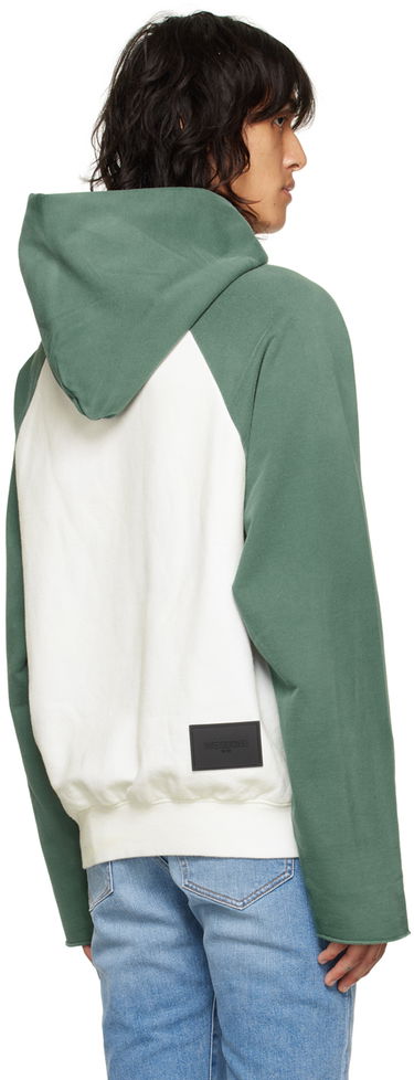 Mikina We11done We11done Graphic Print Hoodie Biela | WD-TH3-22-802-U-GR, 2