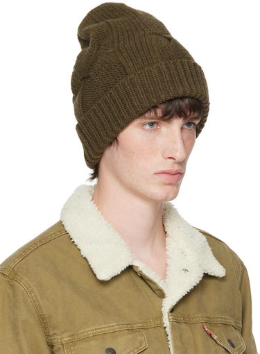 Kulicha Études Gilson Cable Knit Beanie Zelené | H22MM694WO06DG, 1