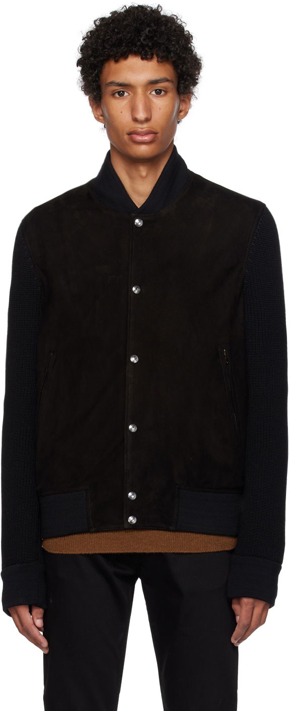 Bomber bunda Paul Smith Paul Smith Paneled Bomber Jacket Čierna | M1R-377Y-L00040, 0