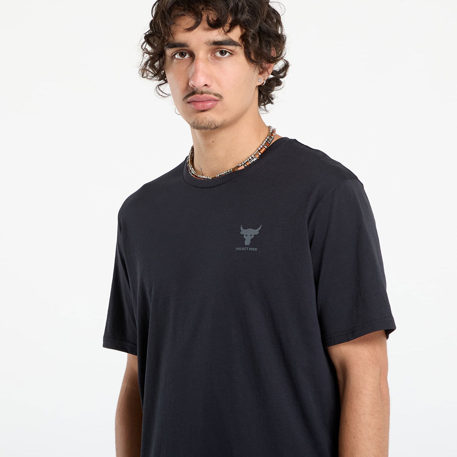 Tričko Under Armour Project Rock Simple Branded Tee Čierna | 1387797-002, 1