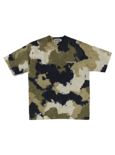 Tričko BAPE Chusen Dye Relaxed Fit Tee Zelené | 1J30-109-006