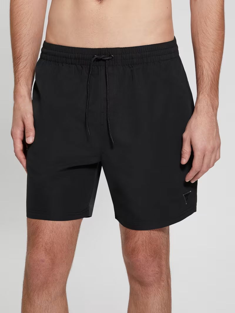 Plavky GUESS Swimtrunk Basic Medium Čierna | F4GT01WG282-JBLK