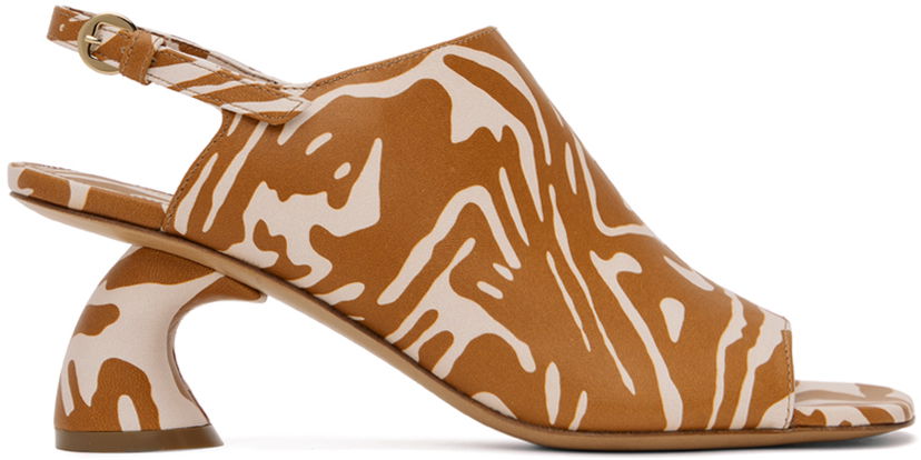 Doplnky Dries Van Noten Dries Van Noten Open Toe Heeled Sandals Hnedá | WS241-663-554