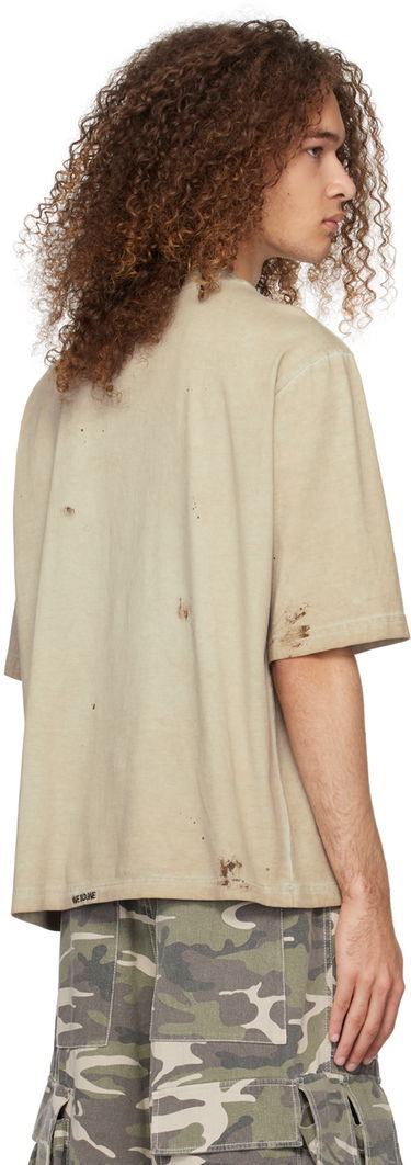 Tričko We11done We11done Faded T-Shirt Zelené | WD-TT0-24-895-U-BG, 2