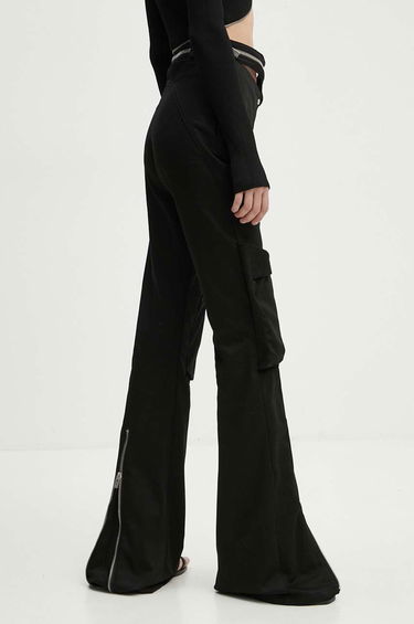 Nohavice HELIOT EMIL Cutout High Waist Zipper Pants Čierna | HE.W.10.124.BLK01, 3