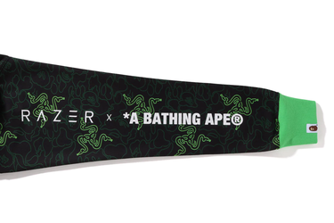 Mikina BAPE Bape x Razer Neon Camo Shark Full Zip Hoodie Zelené | 0ZXSWM115901I, 4