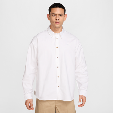 Košeľa Nike Nike Club Oxford Relaxed Long Sleeve Shirt Biela | HM9590-100, 0
